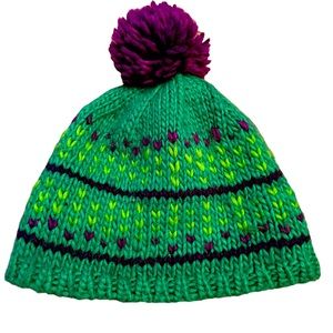 Marmot pompom beanie.
